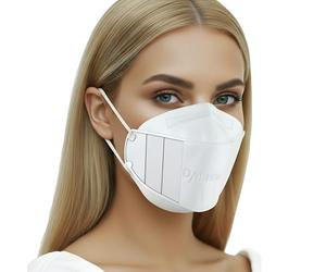 faciemF, 50x Masques de protection respiratoires FFP2 | Blanc | Fabriqué en Allemagne | 4 couches | CE EN 149:2001+A1:2009, Organisme notifié GEPTEST (2233)