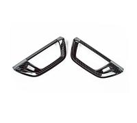 Facile à installer Accessoires De Voiture Climatisation Évent Sortie Couverture Garniture Cadre En Fiber De Carbone Pour Série 5 G30 G38 2018-2022 (Color : Black)