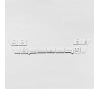 Facile à installer Console Centrale Climatisation Évent Sortie Bouton Décoration Autocollant Voiture Accessoires Garniture Pour Audi A3 2021 (Color : Chrome)