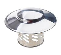 Facile à installer - Couvre-pluie en acier inoxydable robuste - Accessoire pour gestionnaires immobiliers et propriétaires de maison - Chapeau de cheminée en acier inoxydable