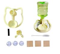 Facile à installer pour boire votre animal de compagnie avec récipient visible montrant le niveau d'eau actuel du bol d'eau avec filtre de déni