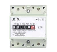 Facile à installer rail d'économie d'espace Compteur d'énergie électronique monté pour la maison et la petite entreprise Surveillance d'énergie DIN KWH Compteur