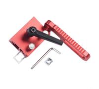 Facile à utiliser, butée de rail à onglet réglable pour CNC, scie de table, table de toupie (rouge)