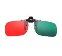 Facile à utiliser et lentille verte à clipser pour enfants pour corriger la faiblesse des couleurs, accessoire d'entraînement simplifié