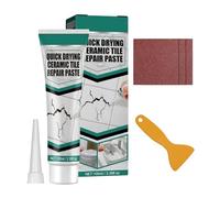 Facile à utiliser pour les carreaux de résine en céramique à séchage rapide Pâtes de réparation Accessoires portables pour les réparations étanches Réglage à la maison Réparation de carreaux en