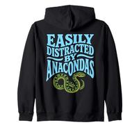 Facilement distrait par Anacondas Groovy Wavy Sweat à Capuche