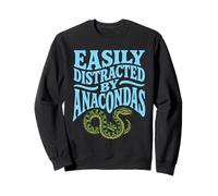 Facilement distrait par Anacondas Groovy Wavy Sweatshirt