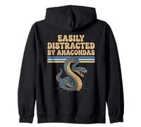 Facilement distrait par Anacondas Retro Snake Sweat à Capuche