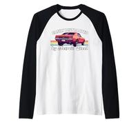 Facilement distrait par Detroit Steel, American Muscle Car Love Manche Raglan
