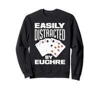 Facilement distrait par Euchre Sweatshirt