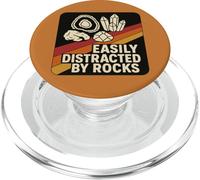 Facilement distrait par la Collection d'humour de la géologie des Roches PopSockets PopGrip pour MagSafe