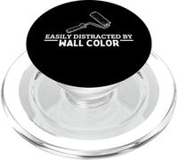 Facilement distrait par la Couleur des Murs Peintre de Maison drôle PopSockets PopGrip pour MagSafe