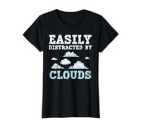 Facilement distrait par la météorologie des Nuages T-Shirt Graphique avec Valeur