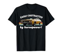 Facilement distrait par la Puissance, Les Amateurs de Voitures américaines T-Shirt