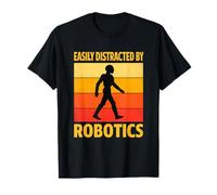 Facilement distrait par la robotique ingénieur drôle STEM Science T-Shirt