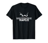Facilement distrait par L'Artiste de trapèze Fier trapèze drôle T-Shirt