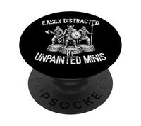 Facilement distrait par Le Peintre Miniature Non Peint Minis PopSockets PopGrip Adhésif