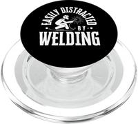 Facilement distrait par Le soudage drôle de Soudeur PopSockets PopGrip pour MagSafe