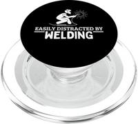 Facilement distrait par Le soudage drôle de Soudeur PopSockets PopGrip pour MagSafe