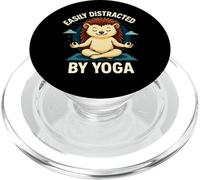 Facilement distrait par Le Yoga Graphique Zen Amusant PopSockets PopGrip pour MagSafe