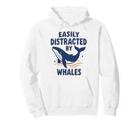 Facilement distrait par Les Amateurs de Baleines drôles de Baleines Sweat à Capuche