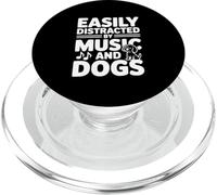Facilement distrait par Les Amateurs de Musique et de Chiens PopSockets PopGrip pour MagSafe