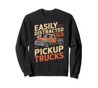 Facilement distrait par Les Anciennes camionnettes Vintage Classique Sweatshirt