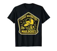 Facilement distrait par Les boîtes aux Lettres - Postier T-Shirt