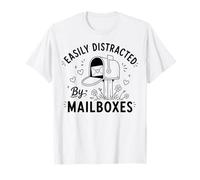 Facilement distrait par Les boîtes aux Lettres - Postier T-Shirt