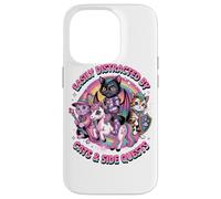 Facilement distrait par Les Chats et Les quêtes Secondaires Coque pour iPhone 14 Pro