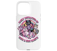 Facilement distrait par Les Chats et Les quêtes Secondaires Coque pour iPhone 15 Pro Max