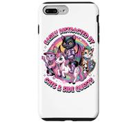 Facilement distrait par Les Chats et Les quêtes Secondaires Coque pour iPhone 7 Plus/8 Plus