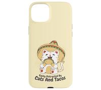 Facilement Distrait par Les Chats et Les Tacos Coque pour iPhone 15 Plus