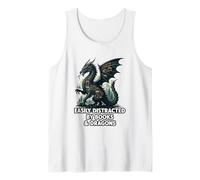 Facilement distrait par les livres et les dragons Débardeur