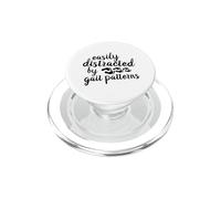 Facilement distrait par Les modèles de Marche, thérapie Physique Amusante PopSockets PopGrip pour MagSafe