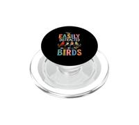 Facilement distrait par Les Oiseaux Amateurs d'oiseaux Amusants PopSockets PopGrip pour MagSafe