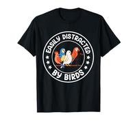 Facilement distrait par Les Oiseaux drôle Observateur d'oiseaux Nature Humour T-Shirt