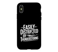 Facilement distrait par Les orages Coque pour iPhone X/XS