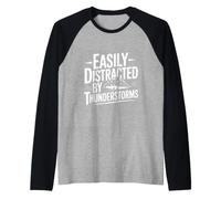 Facilement distrait par Les orages Manche Raglan