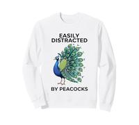 Facilement distrait par Les paons Sweatshirt