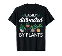 Facilement distrait par Les Plantes de Jardinage et de Fleurs T-Shirt