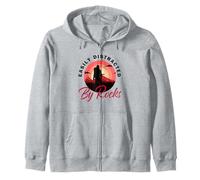 Facilement distrait par Les rochers Humour drôle Géologie Rock Hunter Sweat à Capuche