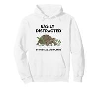 Facilement distrait par Les Tortues et Les Plantes Sweat à Capuche