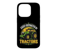 Facilement distrait par Les tracteurs Coque pour iPhone 14 Pro