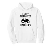 Facilement distrait par Les tracteurs drôles de tracteurs agricoles Sweat à Capuche