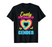 Facilement distrait par tous les sexes Design pour un fan de Lgtbq T-Shirt