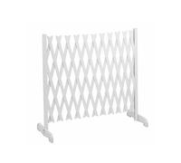 FACILITYS - Barrière de Sécurité Extensible, de 27 à 250 x 87 cm - Barriere de Securite Enfant, Chien sans Perçage en Plastique - Barrière Protection Extensible, Rétractable, Enfants, Animaux
