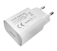FACILITYS Chargeur Adaptateur Secteur USB - Prise 220V vers USB, Compact | Adaptateur secteur USB 220V compact 8 x 3,8 x 2,7 cm - blanc, idéal pour recharger tout appareil USB depuis une prise murale