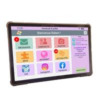 FACILOTAB XXL Classic - Tablette Senior - Simple et Intuitive, Idéal pour Personne Âgée - Très Grand Ecran Tactile Adapté - Camera Avant et Arrière - Connexion WiFi - 256 Go - Android 15 - L8