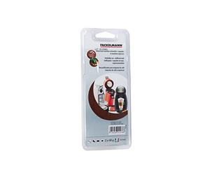 Fackelmann 0127650 Détartrant pour machine à café, Entretien machine à dosettes, à capsules, à expresso, Acide citrique, 7 x 10,5 x 1 cm